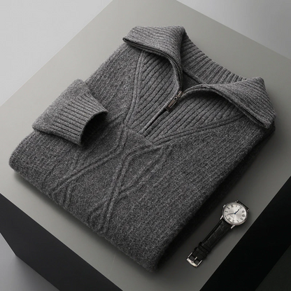 Taranto Merino Woll Zip Pullover