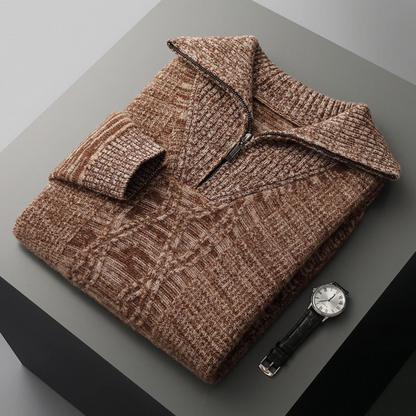 Taranto Merino Woll Zip Pullover