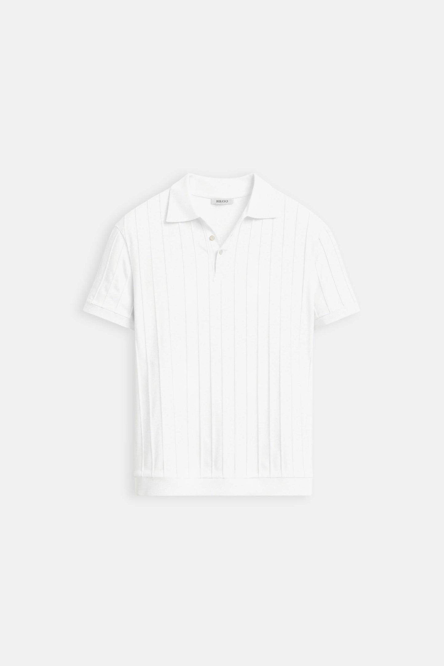 Old Money Vertikal Gestreiftes Schickes Button-Up Polo T-Shirt