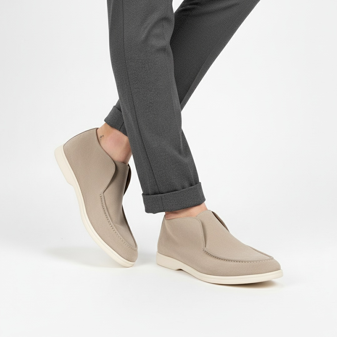 Hohe Wildleder Slipper