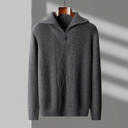 Taranto Merino Woll Zip Pullover