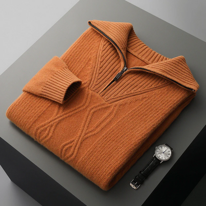 Taranto Merino Woll Zip Pullover