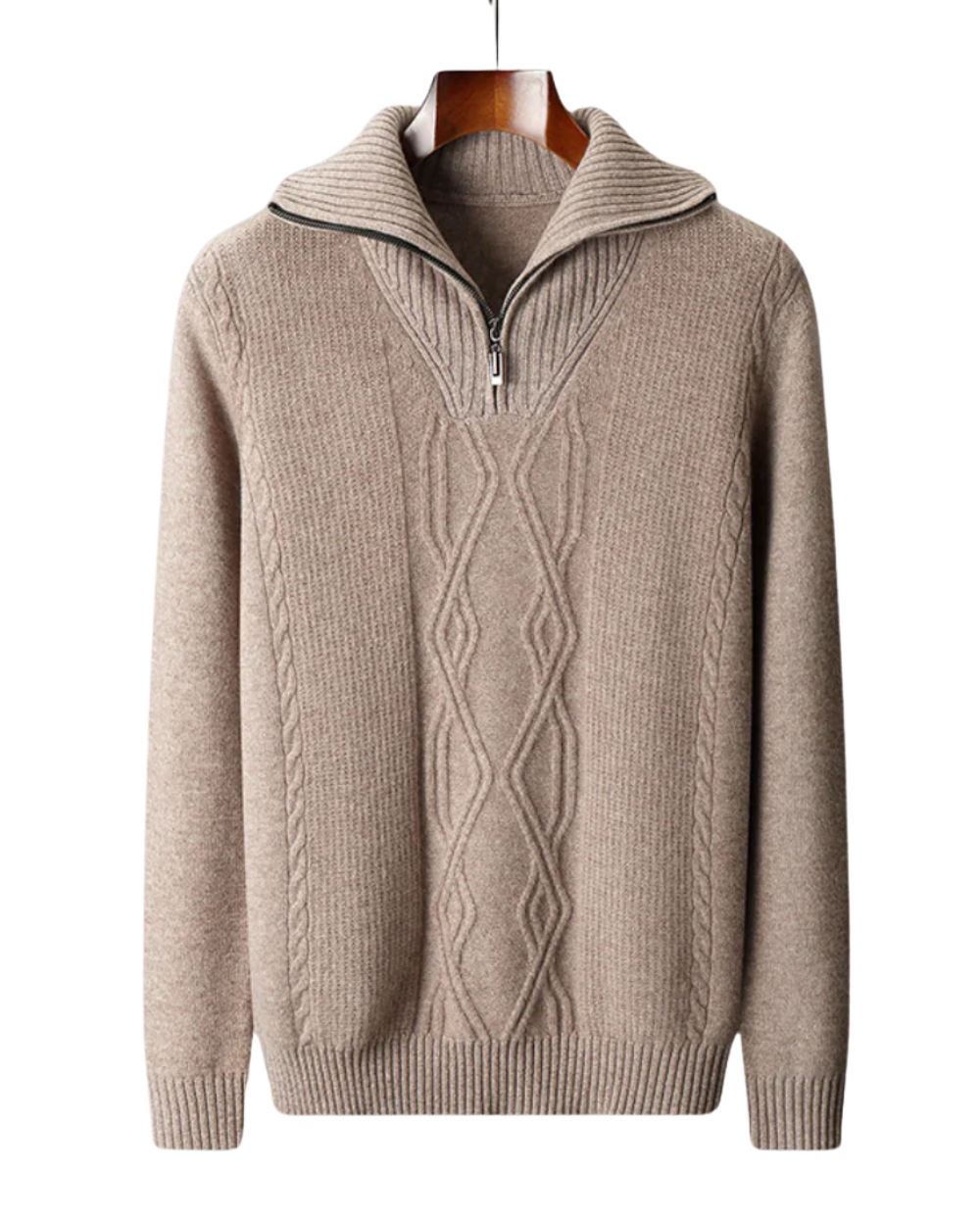 Taranto Merino Woll Zip Pullover