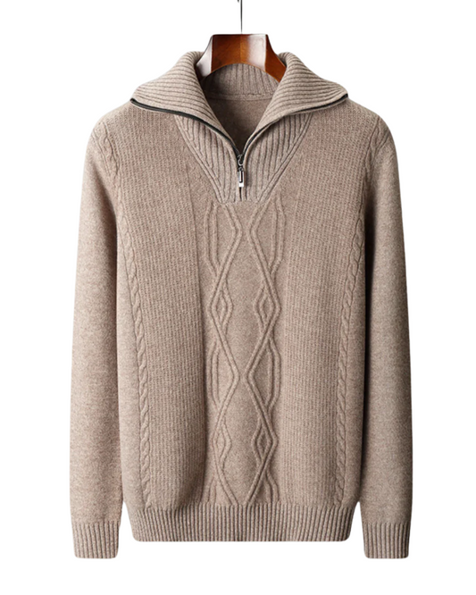 Taranto Merino Woll Zip Pullover